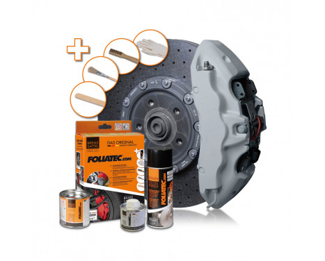 Foliatec Brake caliper paint set - circuit gray - 7 pieces, Image 2