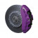 Foliatec Brake caliper paint set - deep violet - 7 pieces