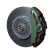 Foliatec Brake Caliper Paint Set - Green Hell Metallic - 3 Components, Thumbnail 2