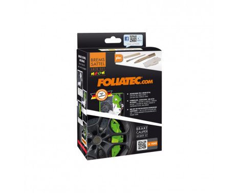 Foliatec Brake Caliper Paint Set - Neon Green - 10 Pieces, Image 3