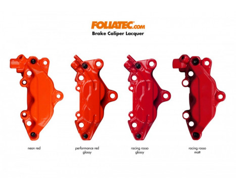 Foliatec Brake Caliper Paint Set - Neon Red - 10 Pieces, Image 7