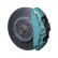 Foliatec Brake caliper paint set - ocean turquoise - 7 pieces