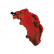 Foliatec Brake caliper paint set - racing rosso matt - 7 pieces, Thumbnail 2