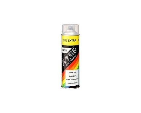 Motip Lacquer Spray Transparent - 500 ml