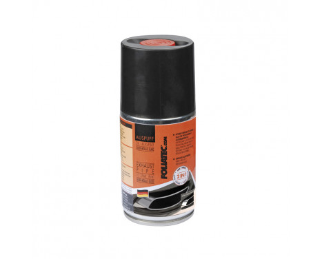 Foliatec Exhaust Pipe 2C Spray Paint - black glossy 1x250ml