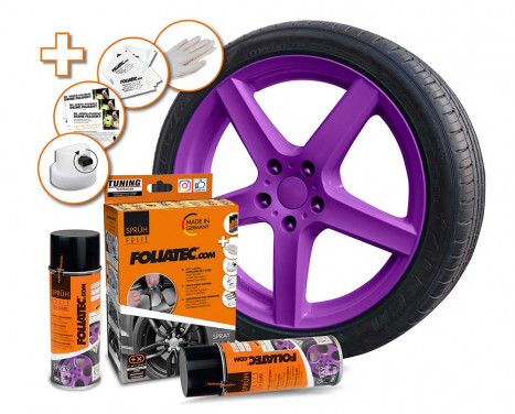 Foliatec Spray Film Set - purple glossy - 2x400ml Foliatec Spray Film Set - purple glossy - 2x400ml