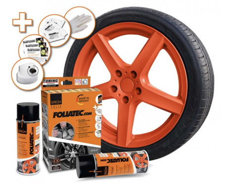 Foliatec Spray Film (Spray foil) Set - orange matt - 2x400ml Foliatec Spray Film (Spray foil) Set - orange matt - 2x400ml