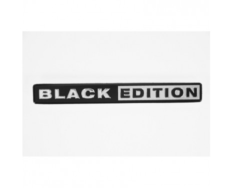 Aluminum Emblem/Logo - BLACK EDITION - 11,8x1,4cm