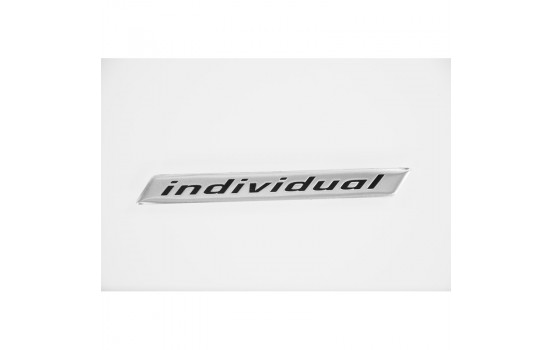 Aluminum Emblem/Logo - INDIVIDUAL - 11.8x1.4cm