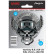 AutoTattoo Sticker Gearwheel Skull 3D Chrome - 8,5 x 8,6 cm