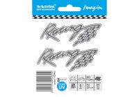 Car Tattoo Sticker Racing 2pcs - 8.2x3.3cm