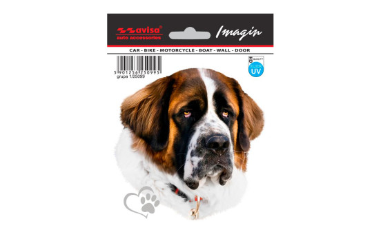 Car Tattoo Sticker St. Bernard - 11x11cm