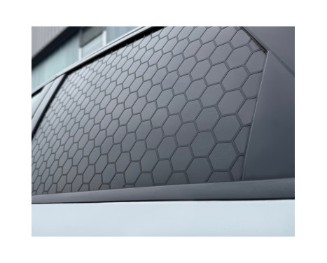 Foliatec Honeycomb Window Sticker - Set of 3 75x50cm - High Gloss Black, Image 2