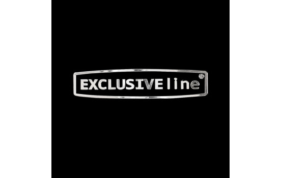 Nickel Sticker 'EXCLUSIVE LINE' - 75x15mm