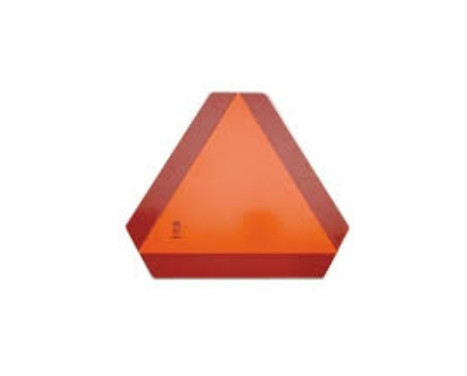 Plate Slow moving traffic 36 cm aluminum Plate Slow moving traffic 36 cm aluminum