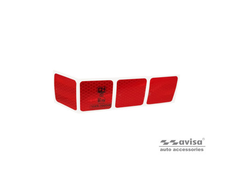 Reflective Stripes / Stickers - 50x5,5cm - Red - Set Ã 2 pieces, Image 3