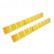 Reflective Stripes / Stickers - 50x5,5cm - Yellow - Set Ã 2 pieces