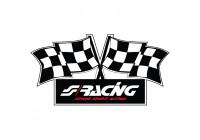 Simoni Racing Sticker 'Flag' - 100x50mm