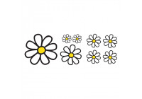 Simoni Racing Sticker Sheet - 8 Daisies