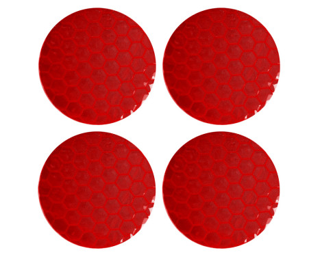 Simoni Racing Stickerset 'Reflective' - Red - Set of 4 pieces, Image 2