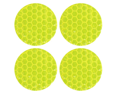 Simoni Racing Stickerset 'Reflective' - Yellow - Set of 4 pieces, Image 2