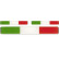 Sticker 3D ''Italia Flag'' 3pcs.