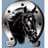 Sticker Horse + Horseshoe - 6x7cm, Thumbnail 3
