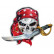 Sticker Pirate Skull - 11x9cm