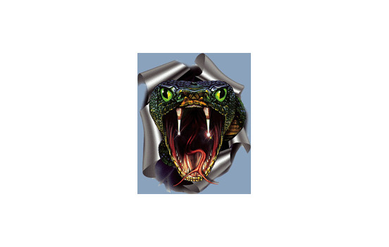 Sticker Snake - 17.6x20cm, Image 2