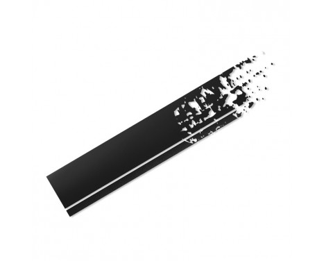 Foliatec Cardesign Sticker - Stripes - black matt - Length 150cm x Width 22cm, Thumbnail 4 Foliatec Cardesign Sticker - Stripes - black matt - Length 150cm x Width 22cm, Thumbnail 4