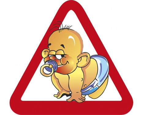 Sticker Baby On Board - 12,5x11,9cm Sticker Baby On Board - 12,5x11,9cm