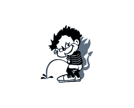 Sticker Bad Boy I - black - 14.5x13cm Sticker Bad Boy I - black - 14.5x13cm