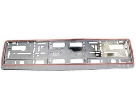 Number plate holder 'Europa' chrome Number plate holder 'Europa' chrome
