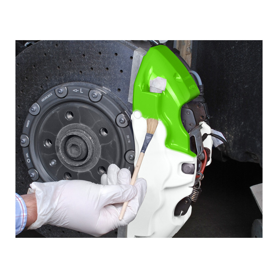 Foliatec Caliper paint set NEON green 4 components Winparts.co.uk