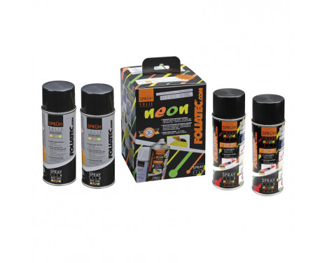 Foliatec Spray Film NEON 4-piece Set - red 2x400ml + base layer 2x400ml, Thumbnail 5 Foliatec Spray Film NEON 4-piece Set - red 2x400ml + base layer 2x400ml, Thumbnail 5