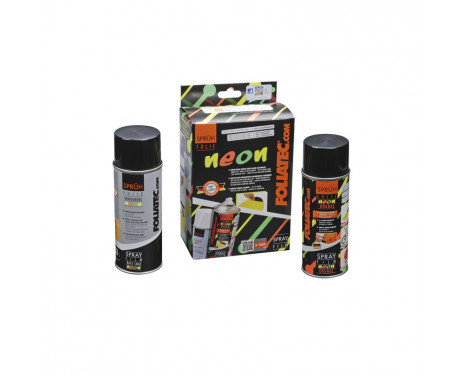 Foliatec Spray Film (Spray Foil) NEON 2-Piece Set - orange 1x400ml + base layer 1x400ml, Thumbnail 4 Foliatec Spray Film (Spray Foil) NEON 2-Piece Set - orange 1x400ml + base layer 1x400ml, Thumbnail 4