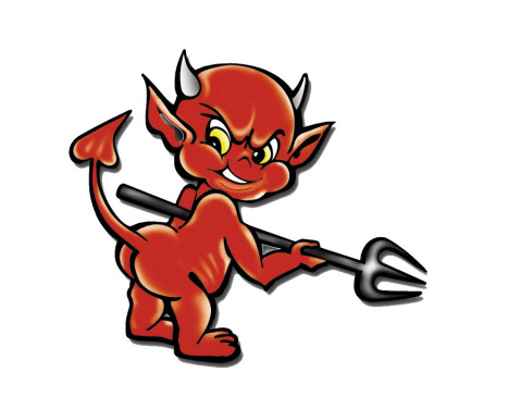 Sticker Funny Devil - 11x10.5cm, Image 2