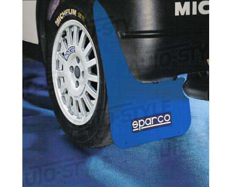 Sparco Universal mud flaps 'Large' - Blue, Image 2