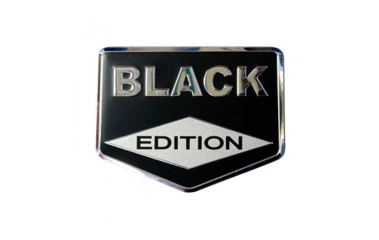 Aluminum Emblem/Logo - BLACK EDITION - 8x6,2cm