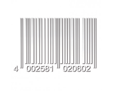 Foliatec Cardesign Sticker - Code - white matt - 37x24cm