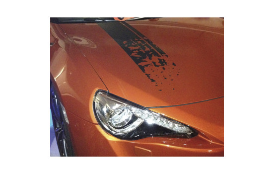Foliatec Cardesign Sticker - Stripes - black matt - Length 150cm x Width 22cm, Image 3