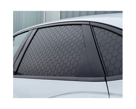 Foliatec Window Sticker Honeycomb - Set of 3 75x50cm - Matte Black