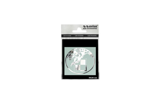 Nickel Sticker 'Checker with an eagle' - 50x55mm, Image 2