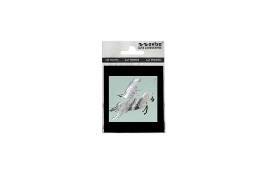 Nickel Sticker 'Polish husar on horseback' - 60x60mm, Image 2
