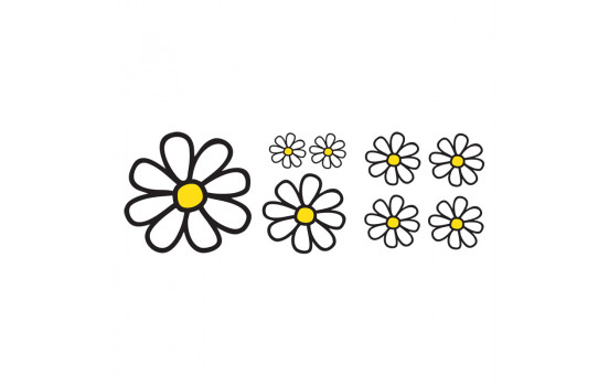 Simoni Racing Sticker Sheet - 8 Daisies