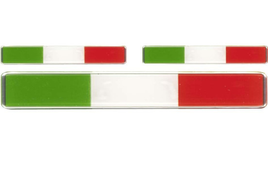 Sticker 3D ''Italia Flag'' 3pcs.