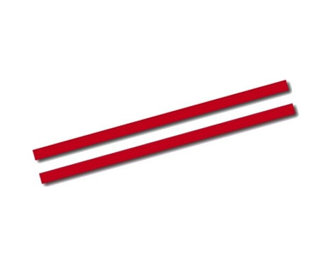 Universal self-adhesive striping AutoStripe Cool270 - Red - 2 + 2mm x 975cm