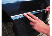 Universal self-adhesive chrome frame - U-profile / Length 5 meters