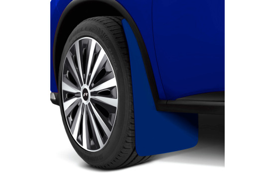Simoni Racing Universal Mud Flap Set - Black - incl. mounting screws - Blue ABS, Image 2