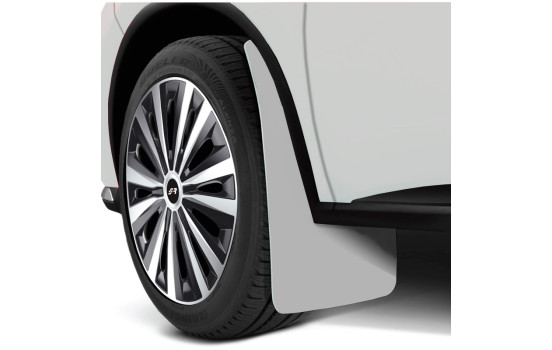 Simoni Racing Universal mud flap set - Black - incl. mounting screws - White ABS, Image 2